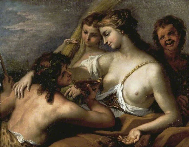 Bacchus et Cérès - Sebastiano Ricci image 1 tableau peint à l’huile sur toile