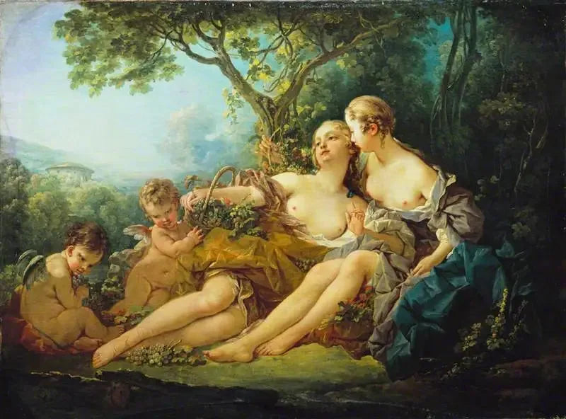Bacchus et Érigone - François Boucher