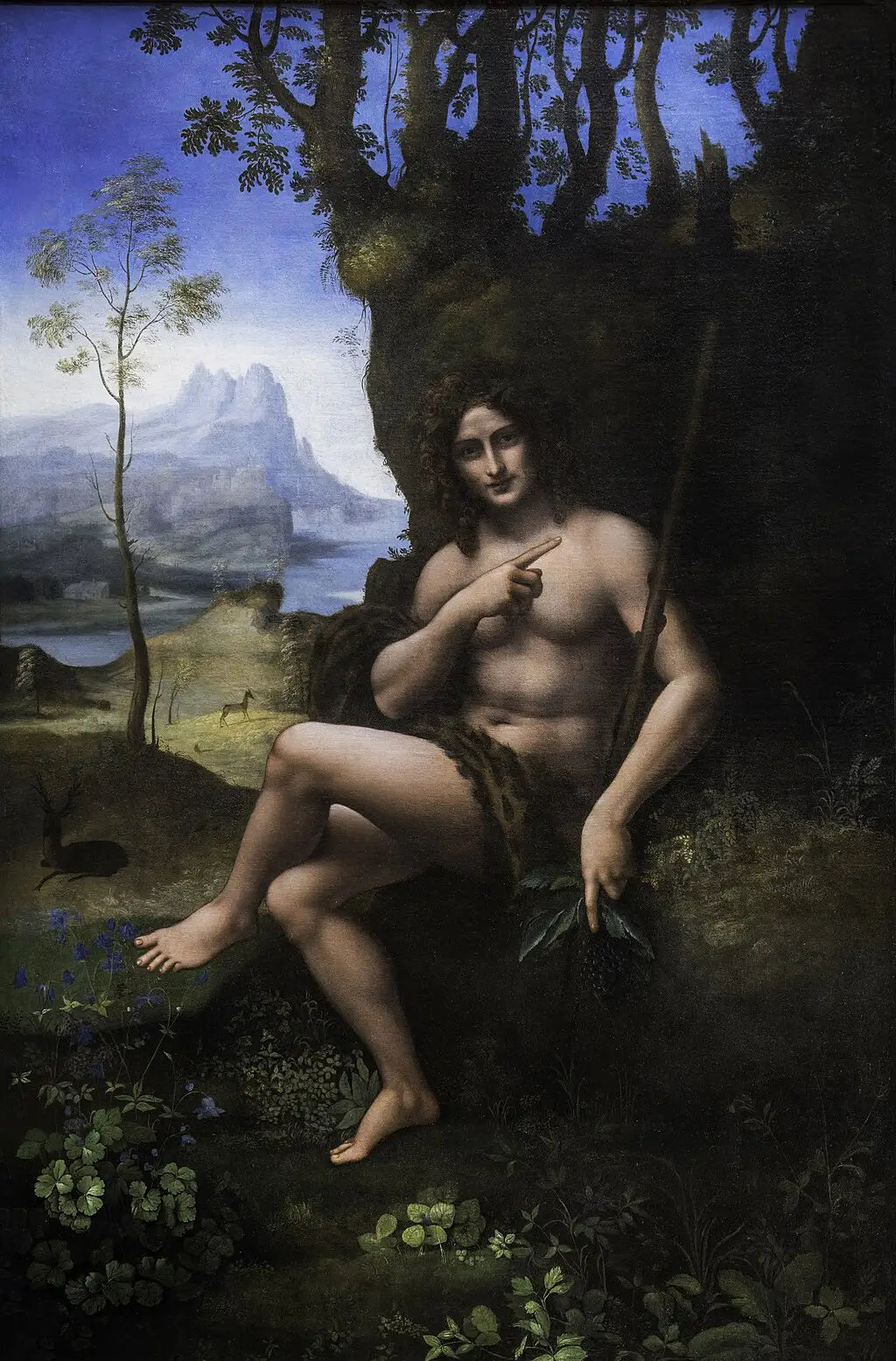 Bacchus - Léonard de Vinci image 1 tableau peint à l’huile sur toile