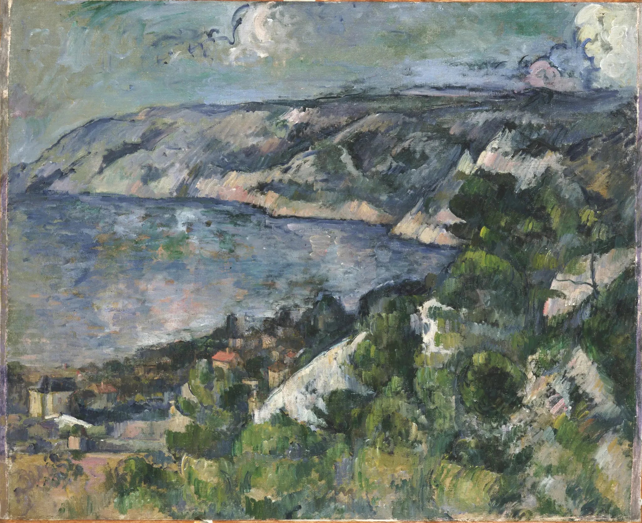 Baie de l'Estaque - Paul Cézanne image 1 tableau peint à l’huile sur toile