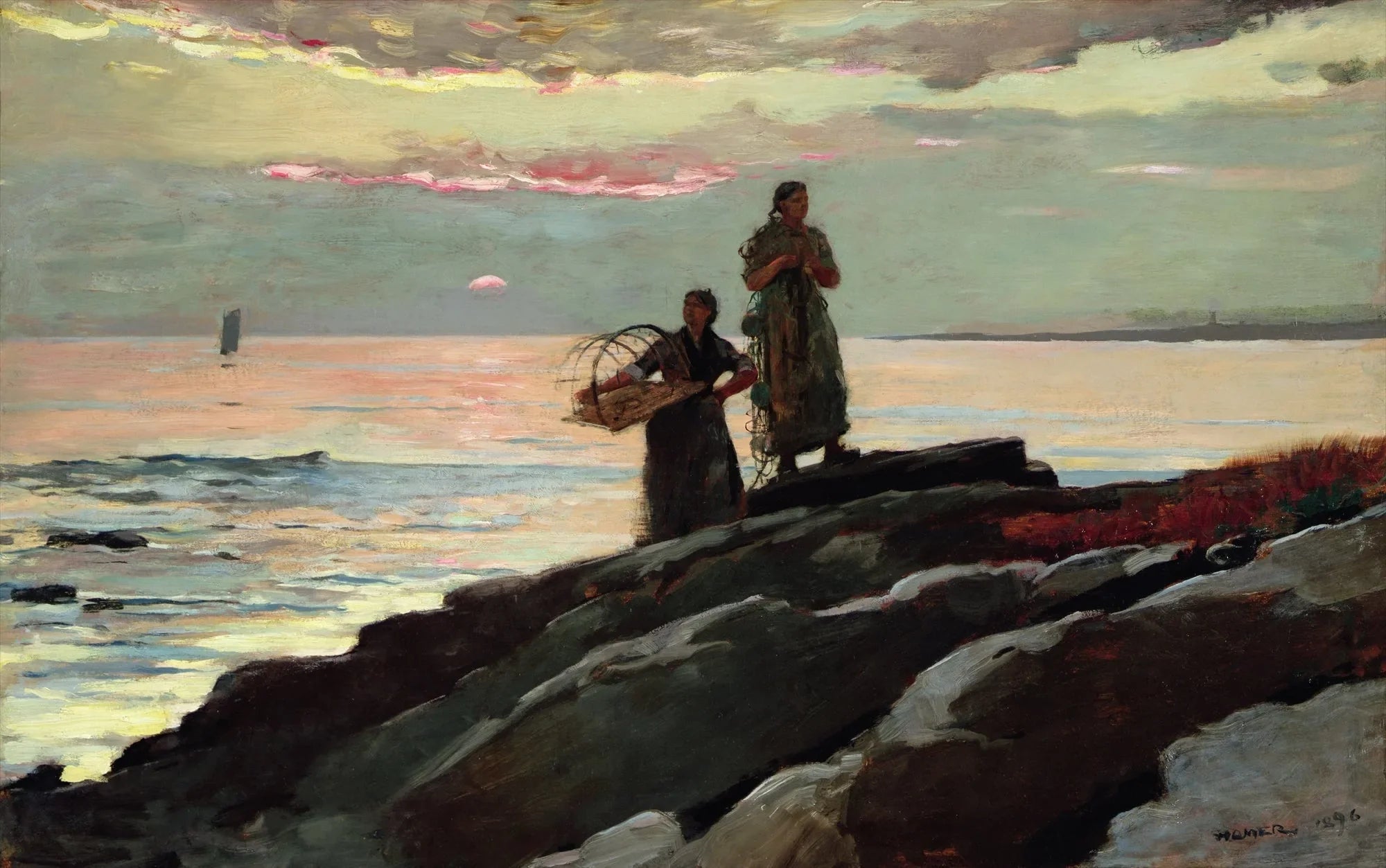 Baie de Saco - Winslow Homer image 1 tableau peint à l’huile sur toile