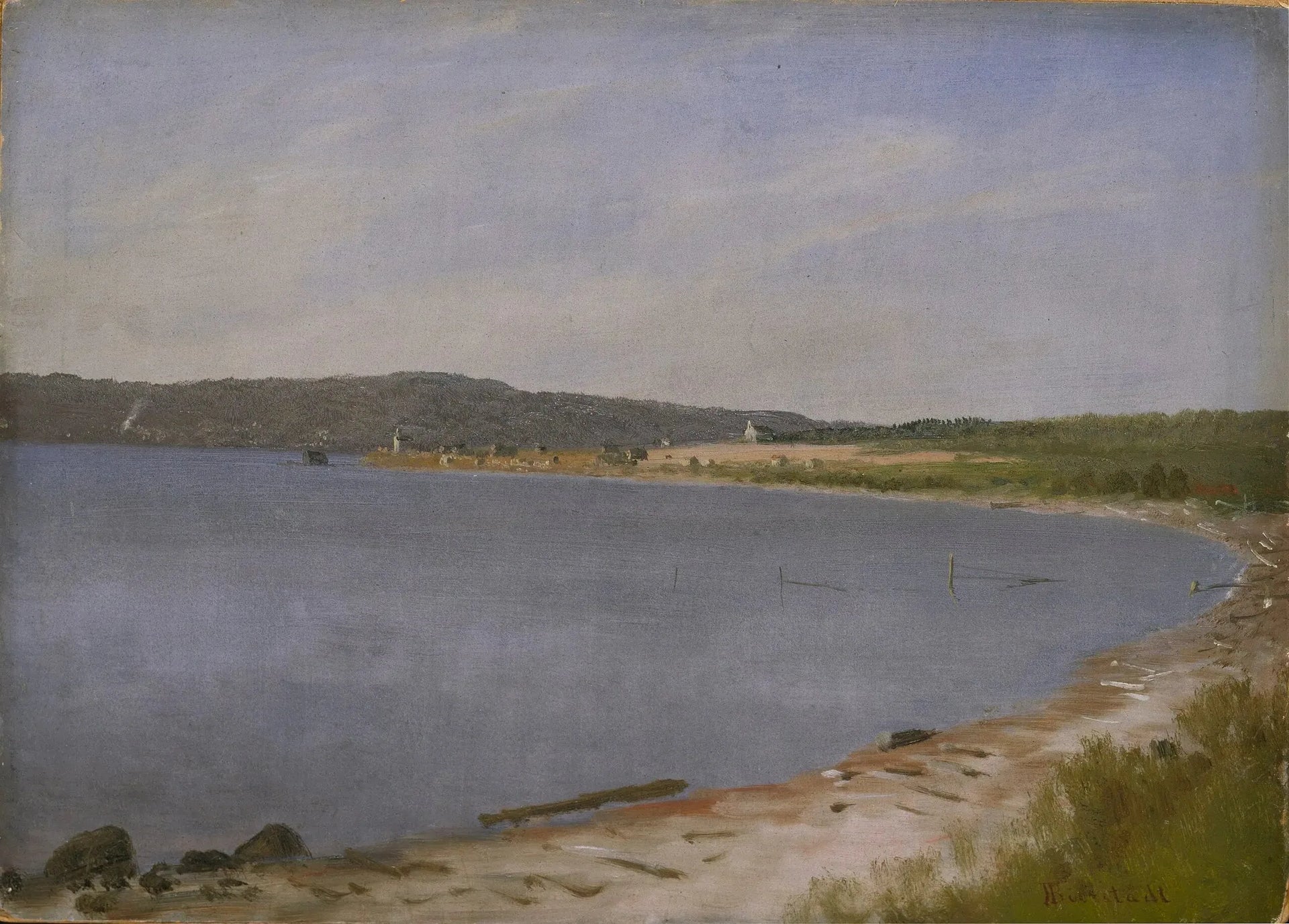 Baie de San Francisco - Albert Bierstadt image 1 reproduction d’œuvre d’art à l’huile