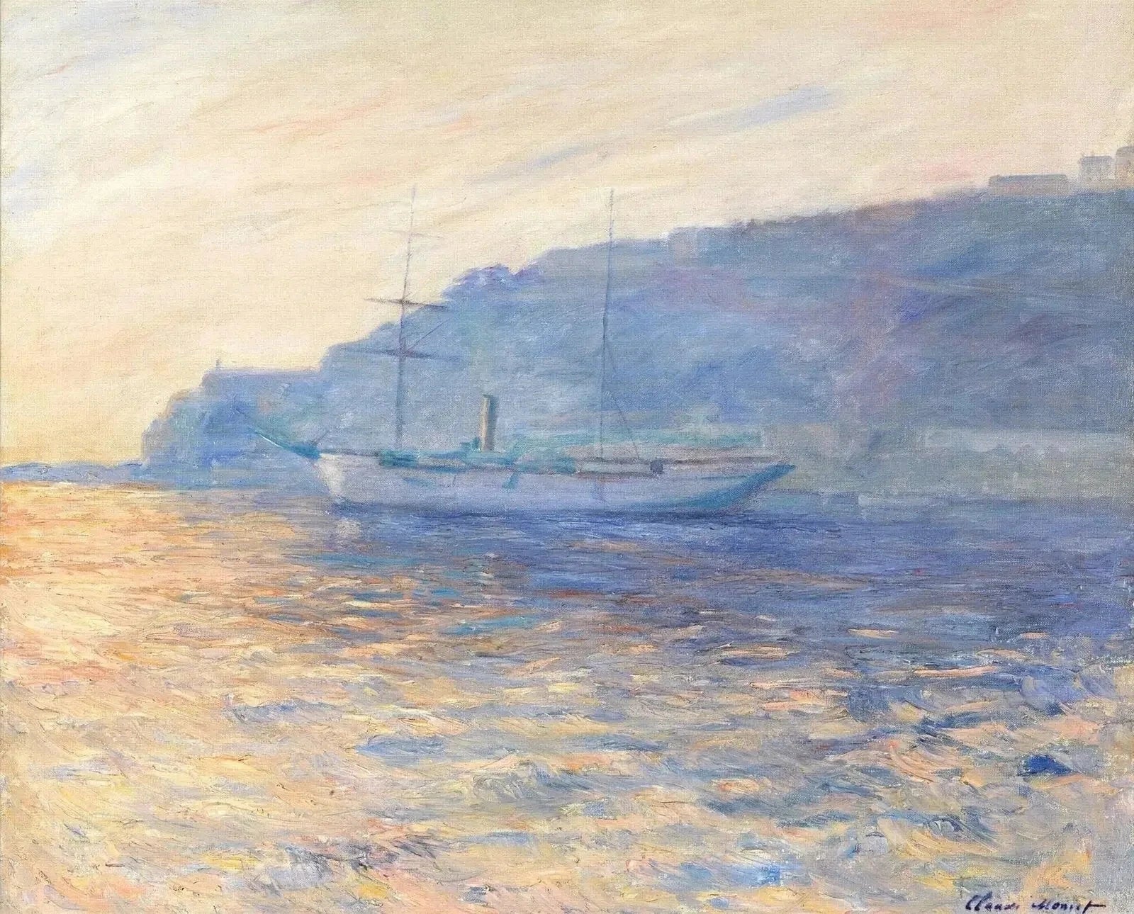 La Baie de Monaco W891b par Claude Monet, Nouveau Musée National de Monaco