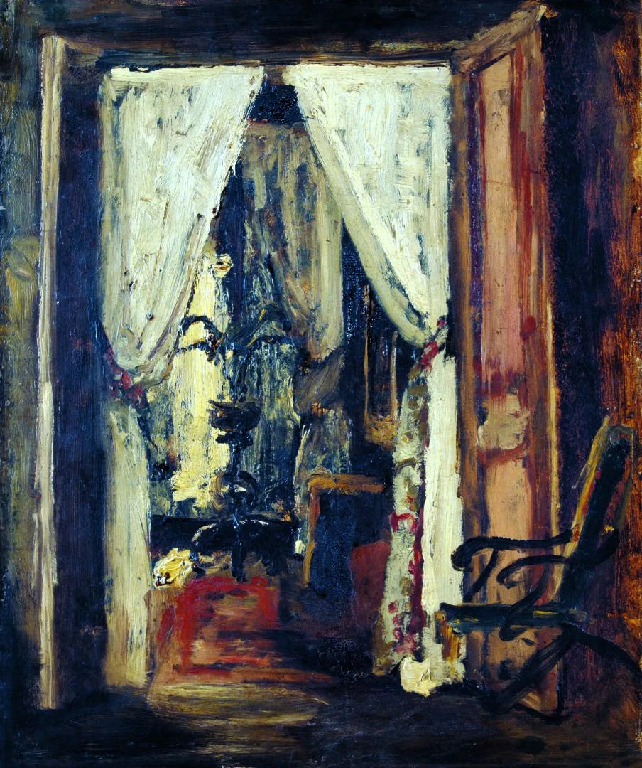 baie vitrée - Mihály Munkácsy image 1 reproduction de peinture à l’huile