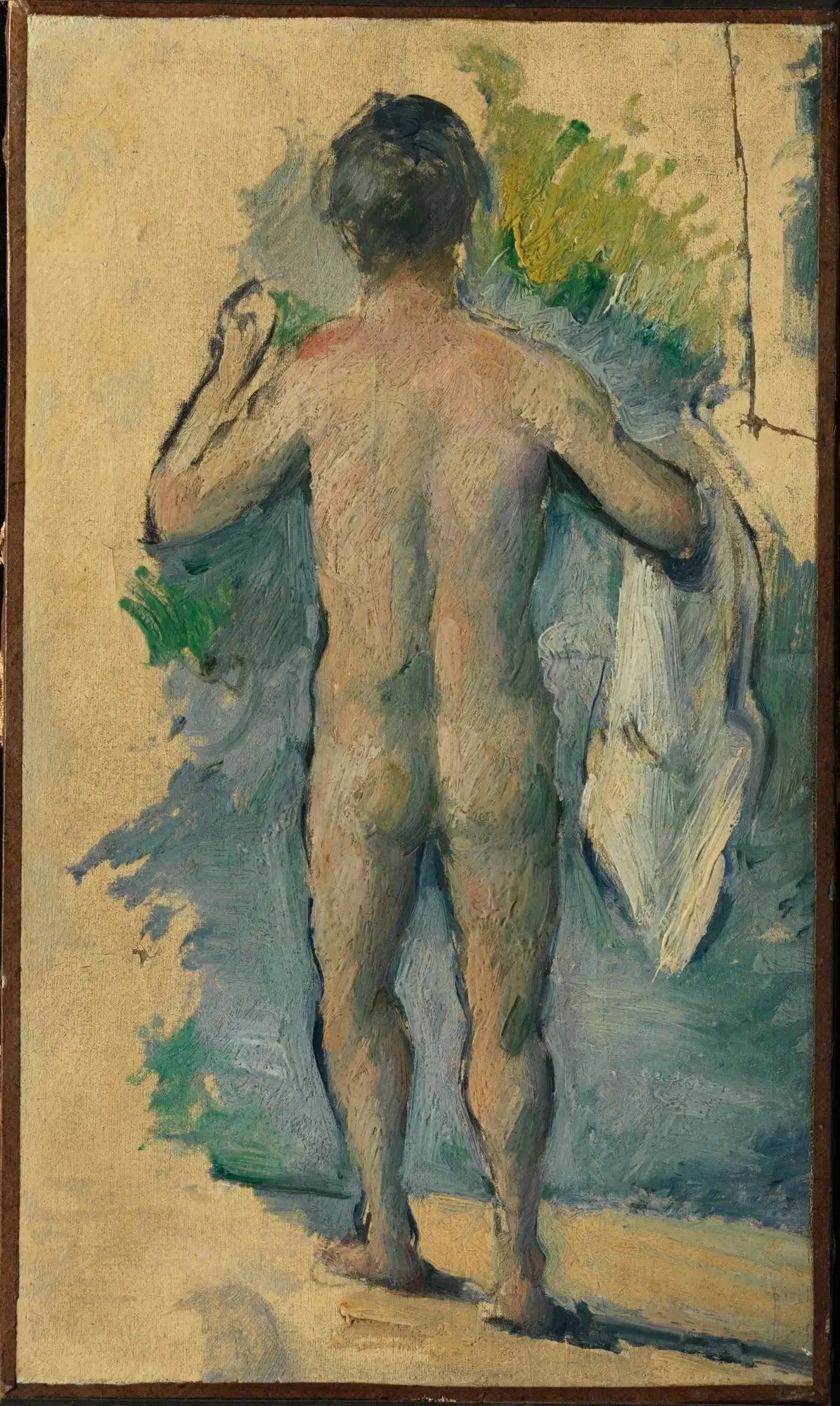 Baigneur debout, vu de dos - Paul Cézanne image 1 reproduction réalisée par Alpha Reproduction