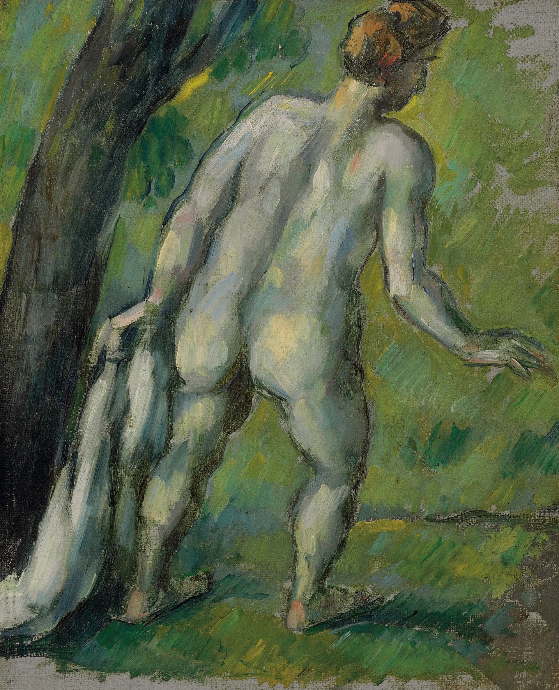 Baigneur, vu de dos - Paul Cézanne image 1 reproduction réalisée par Alpha Reproduction