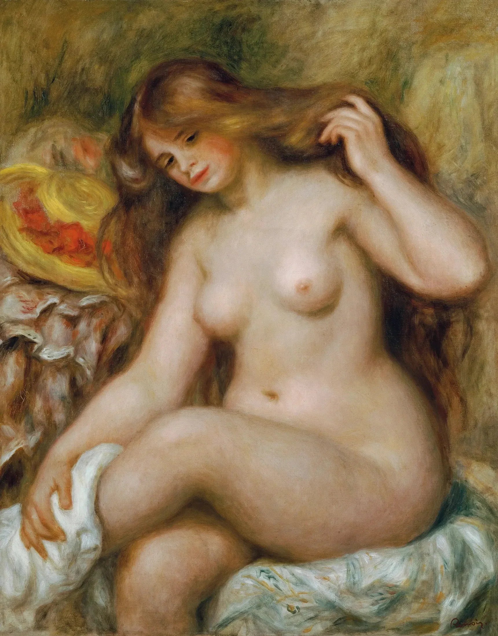 Baigneuse - Pierre-Auguste Renoir image 1 reproduction artisanale de tableau