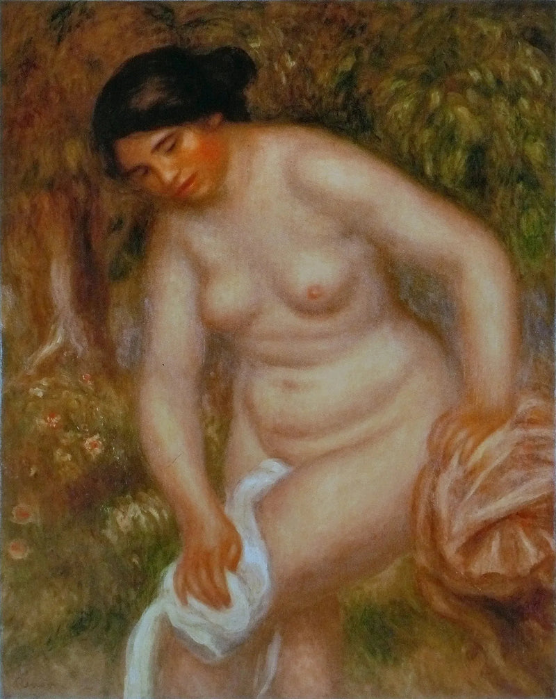 Baigneuse s'essuyant - Pierre-Auguste Renoir