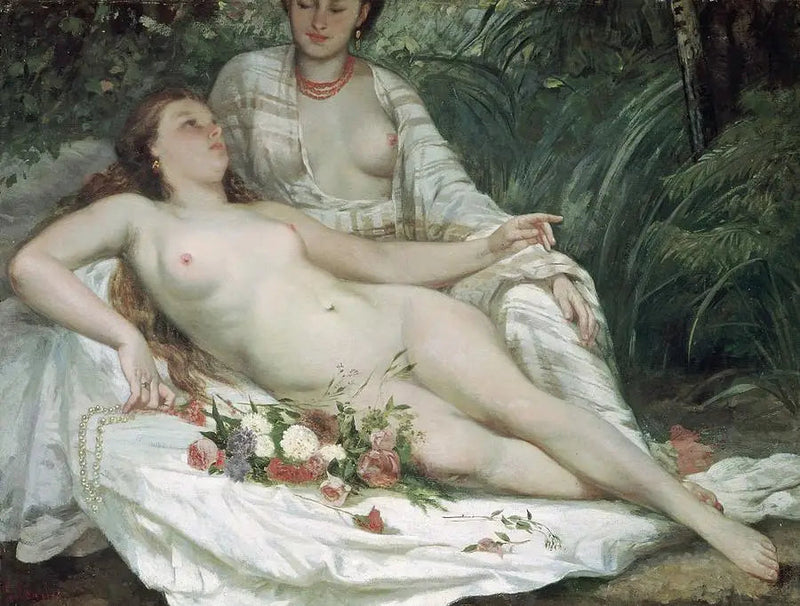 Baigneuses - Gustave Courbet