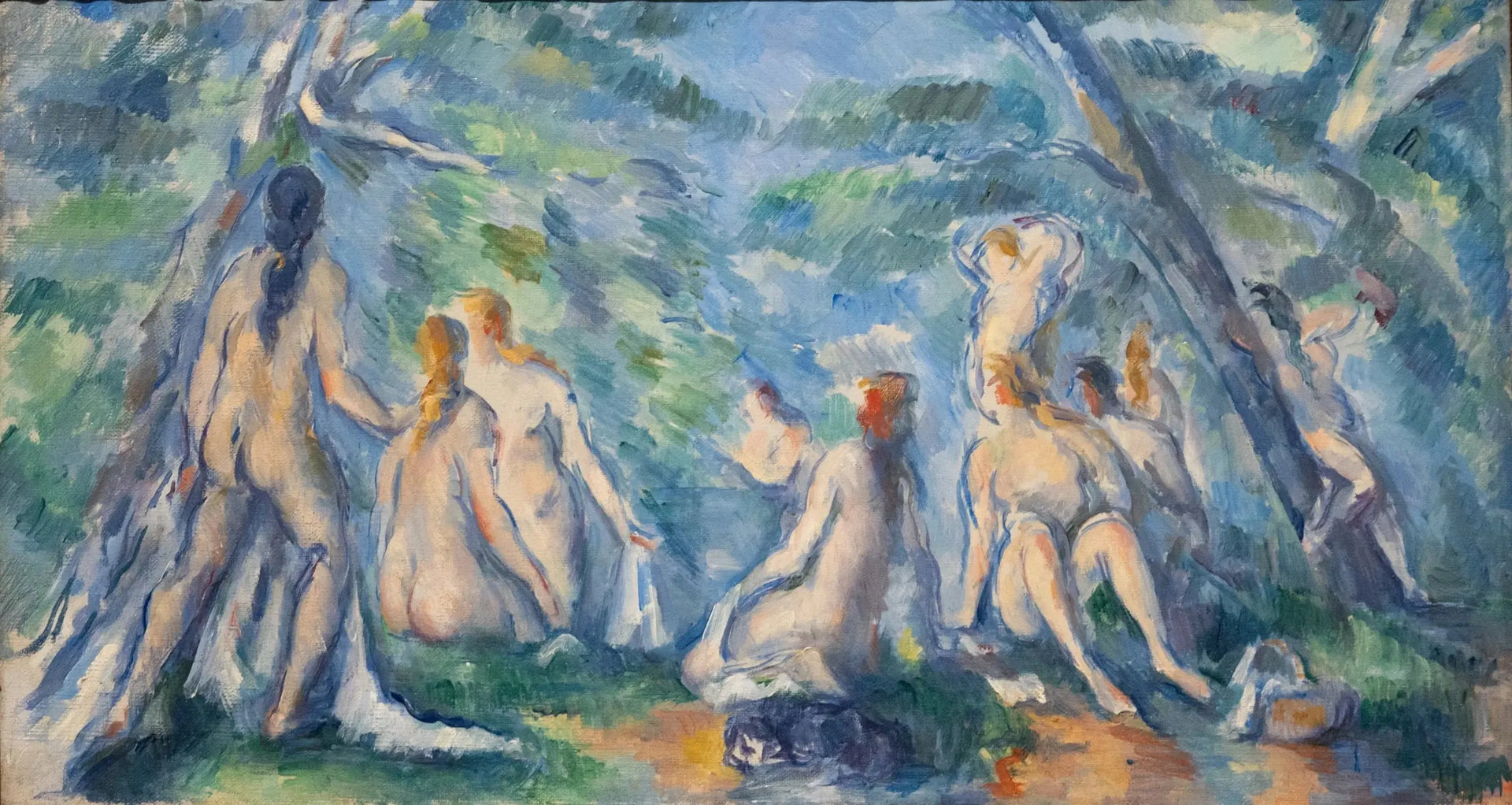 Baigneuses - Paul Cézanne image 1 copie peinte à la main à l’huile