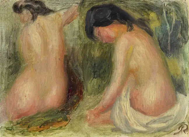 Baigneuses - Pierre-Auguste Renoir image 1 reproduction artisanale de tableau