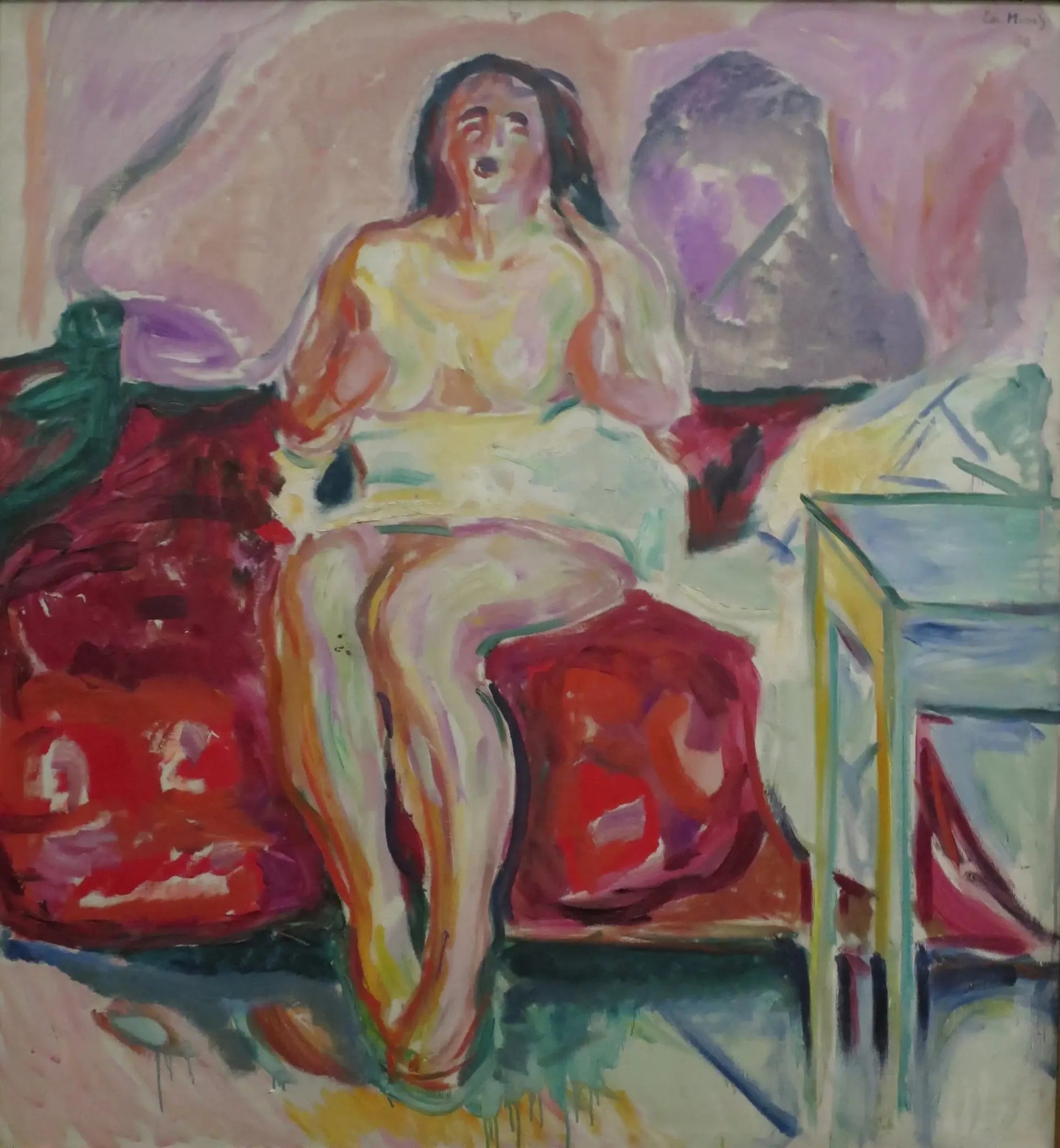 Baillement matinal - Edvard Munch image 1 copie de tableau peinte à la main