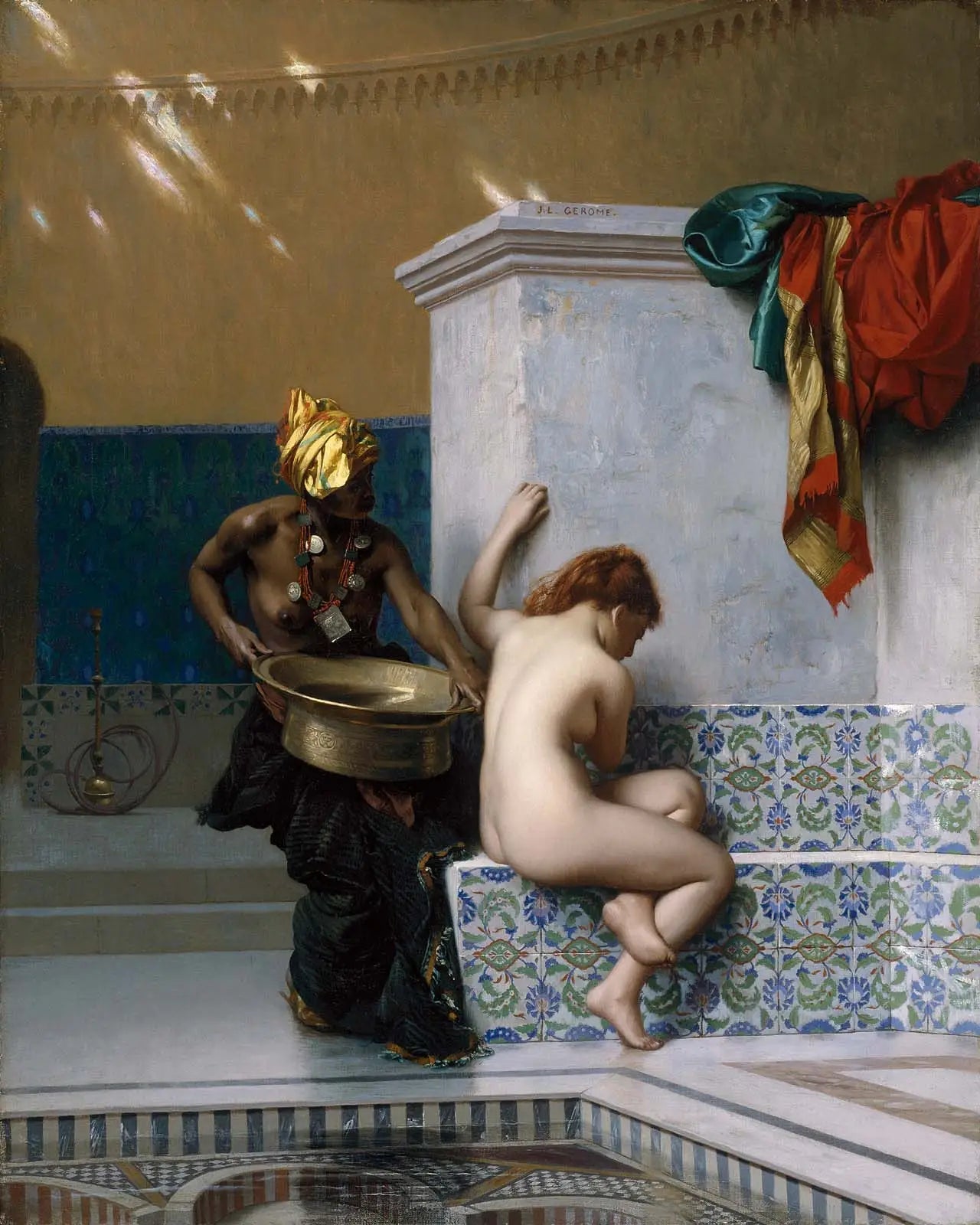 Bain maure - Jean-Léon Gérôme image 1 copie de tableau peinte à la main