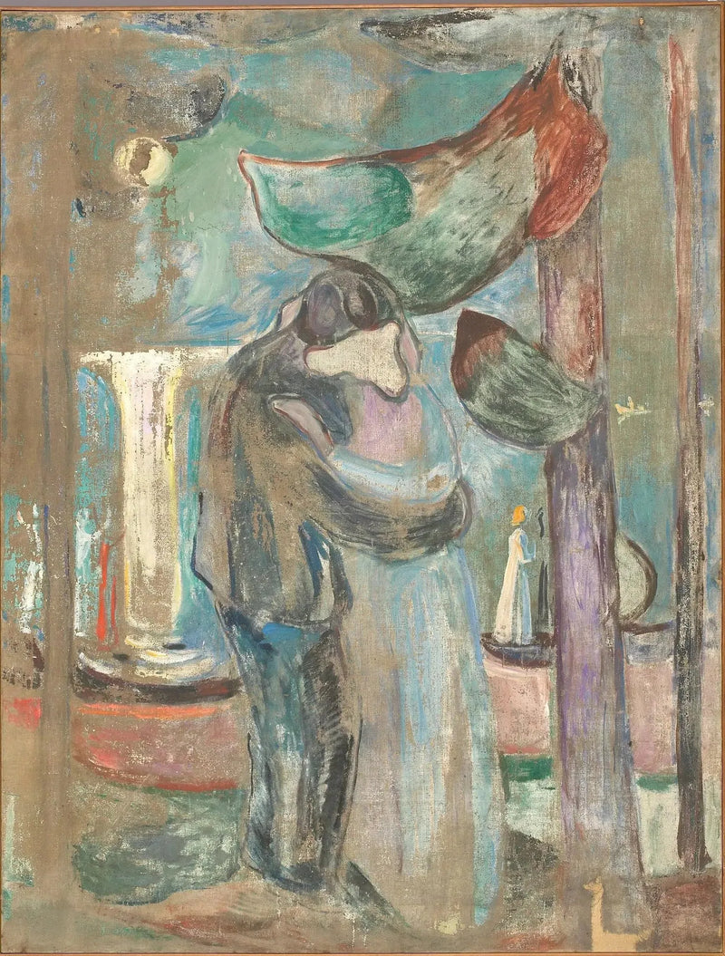 Baiser sur la plage - Edvard Munch