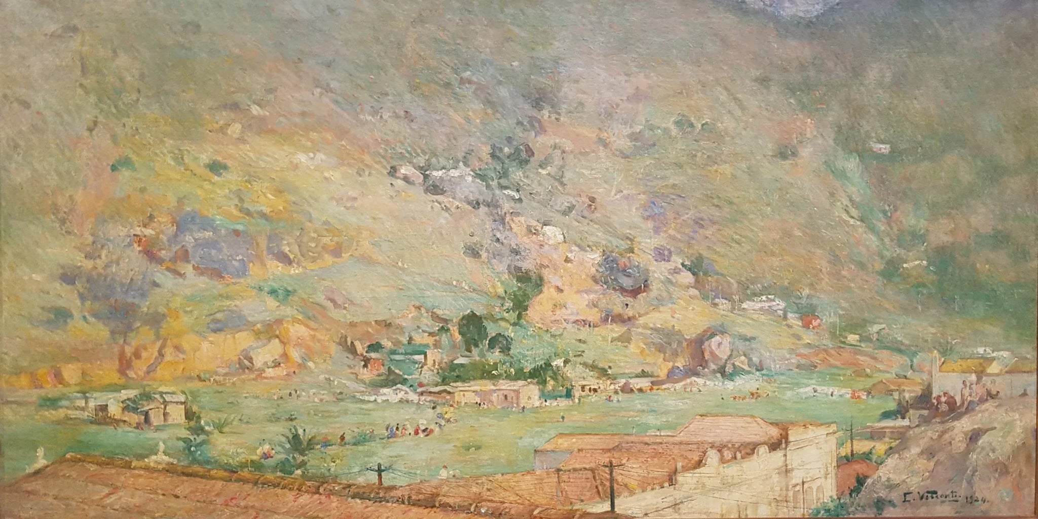Baixada de Villa-Rica - Eliseu Visconti image 1 reproduction de peinture à l’huile