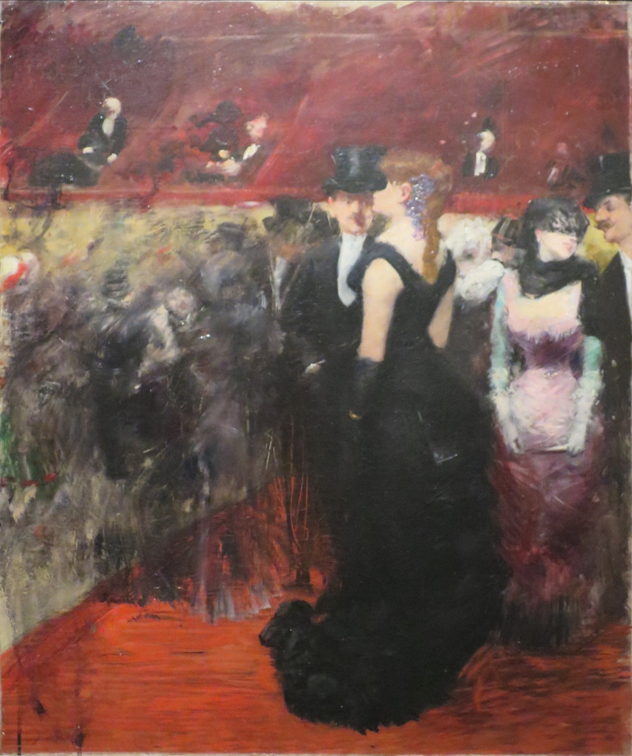 Bal à l'Opéra de Paris - Jean-Louis Forain image 1 reproduction de peinture à l’huile