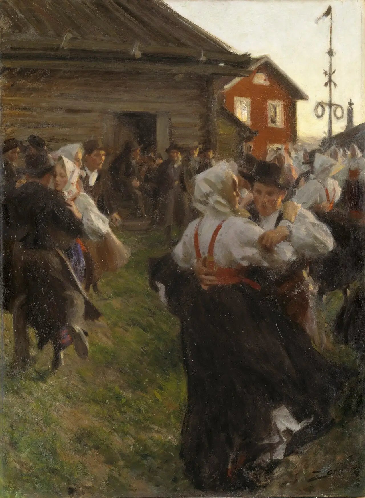 Bal d'été - Anders Zorn image 1 tableau peint à l’huile sur toile