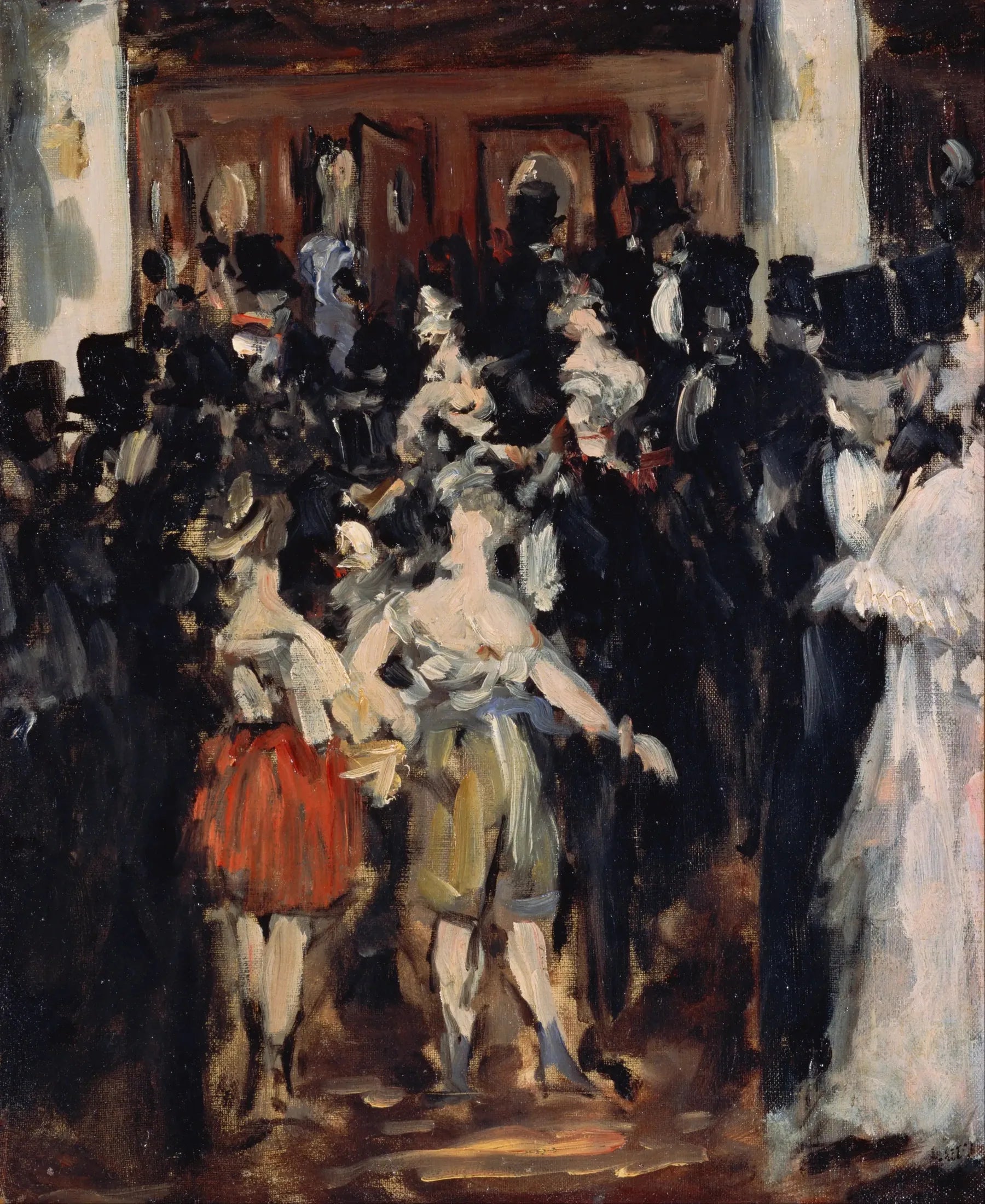 Bal masqué à l'Opéra - Édouard Manet image 1 copie de tableau peinte à la main