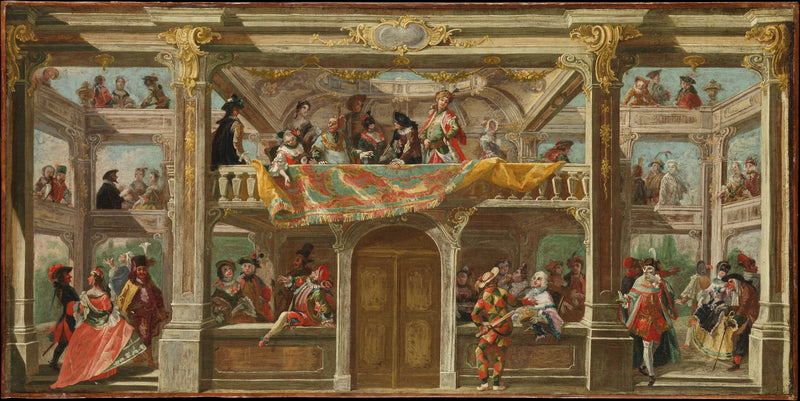Un bal masqué en Bohême - Andreas Altomonte