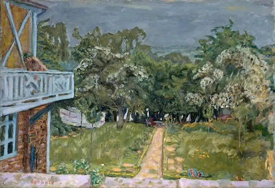 Balcon bleu - Pierre Bonnard image 1 tableau peint à l’huile sur toile