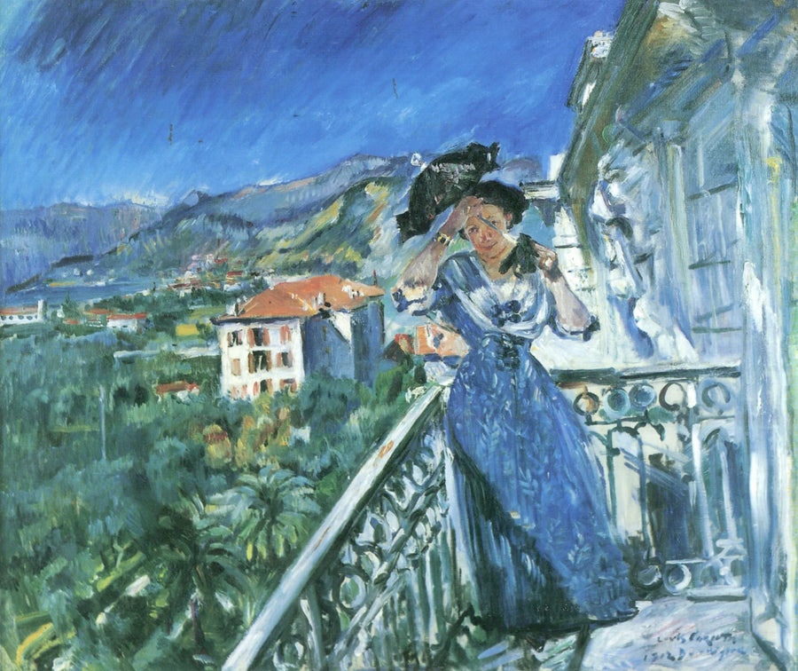 Balkonszene in Bordighera - Lovis Corinth