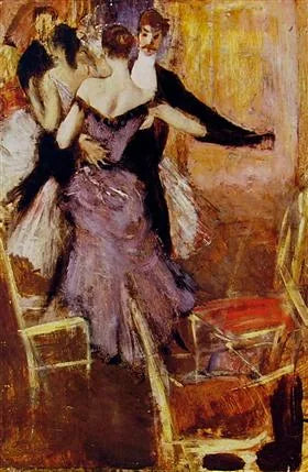 Ballerina in Mauve - Giovanni Boldini image 1 reproduction de peinture à l’huile