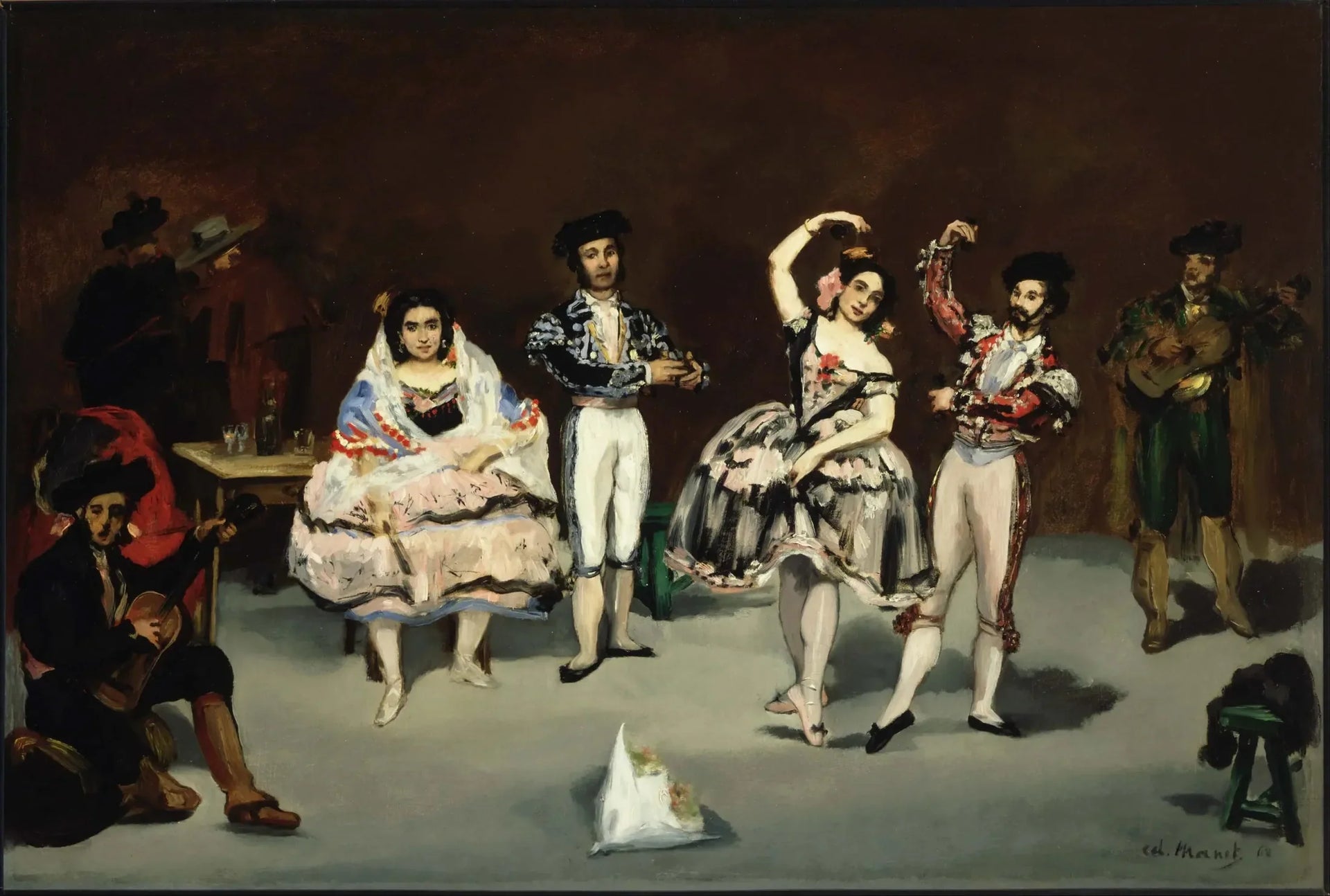 Ballet espagnol - Édouard Manet image 1 copie de tableau peinte à la main