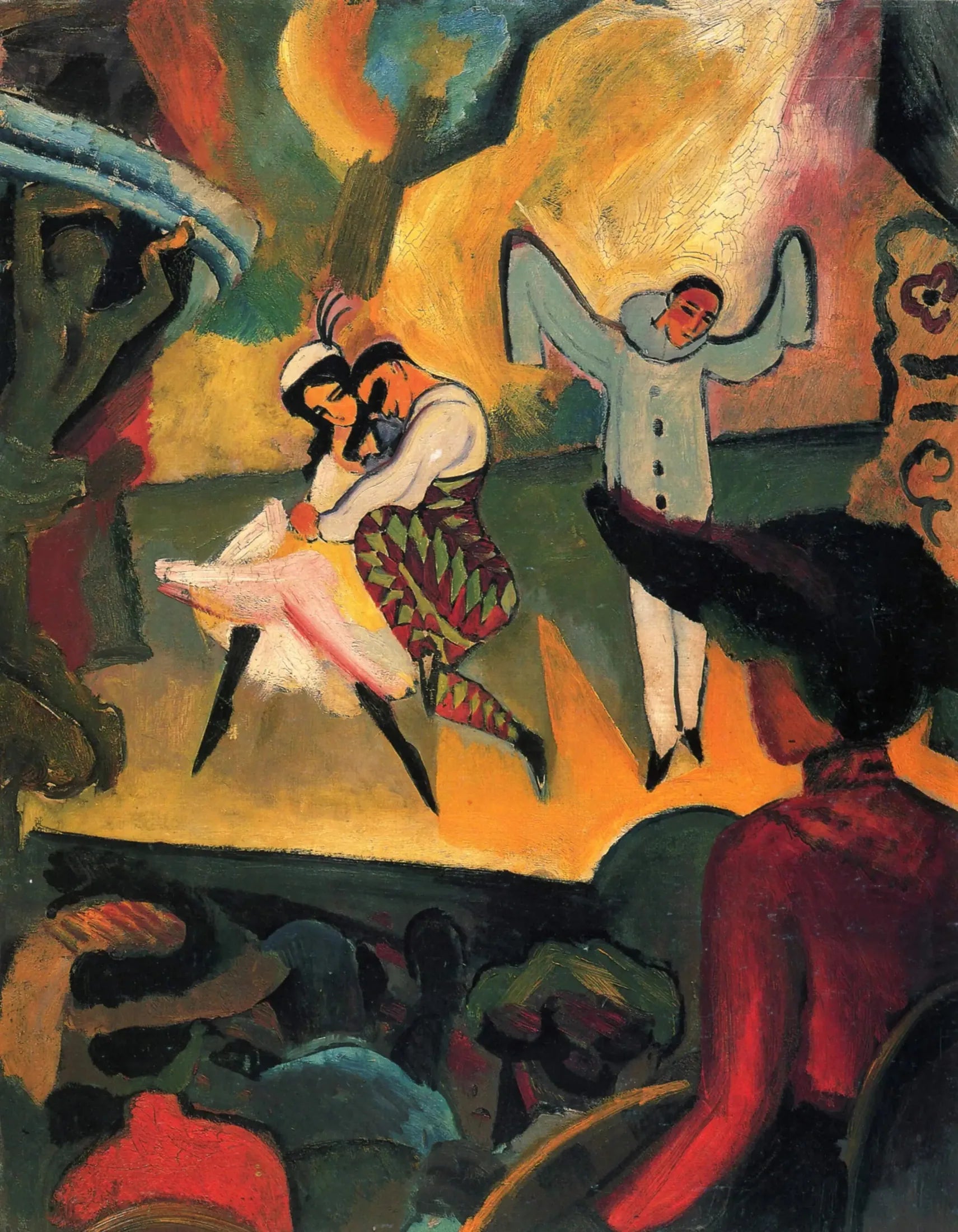 Ballet russe I - August Macke image 1 copie de tableau peinte à la main