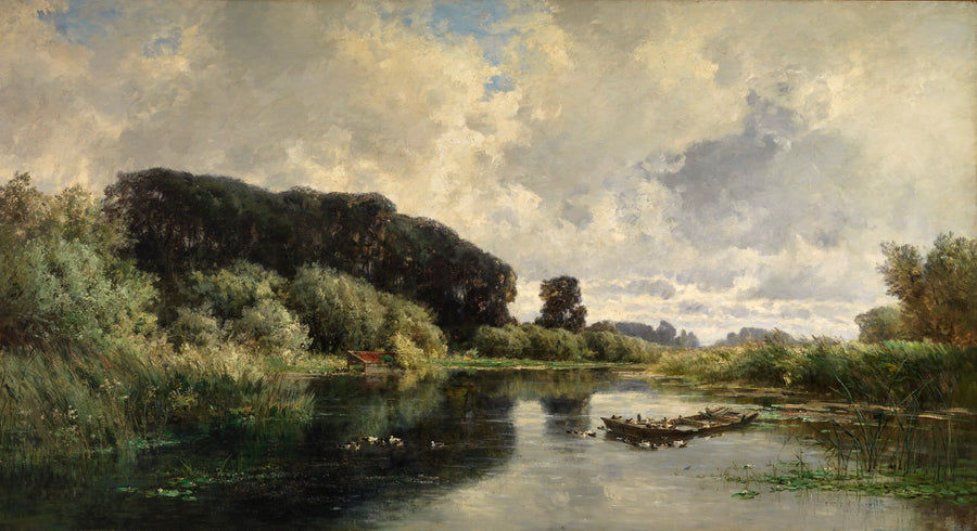 Banlieue de Vriesland (Hollande) - Carlos de Haes