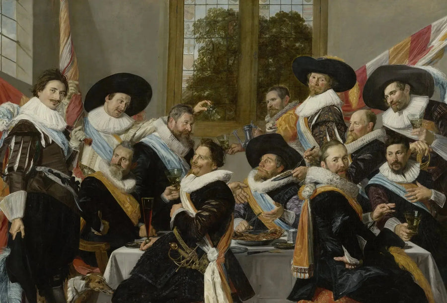 Banquet des officiers du corps des archers de Saint-Adrien - Frans Hals