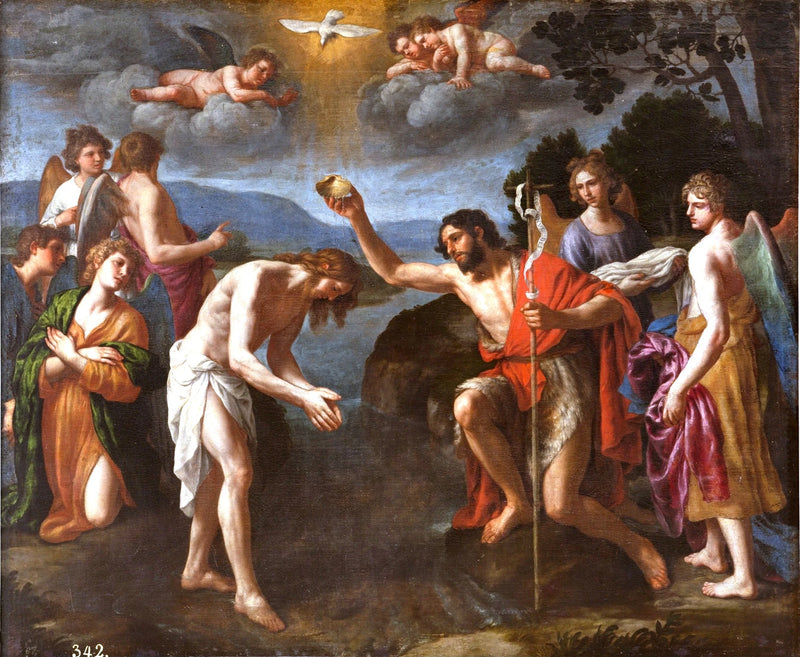 Le Baptème du Christ - Alessandro Turchi