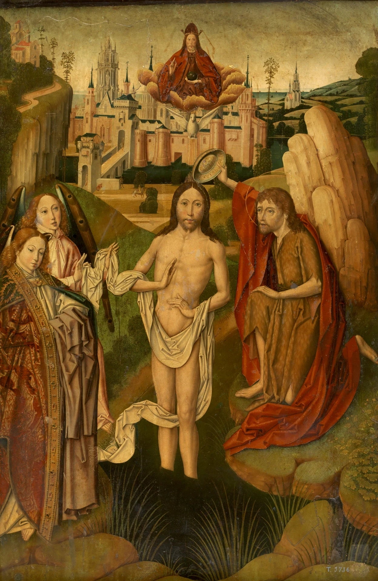 Le baptême du Christ - Master of Miraflores