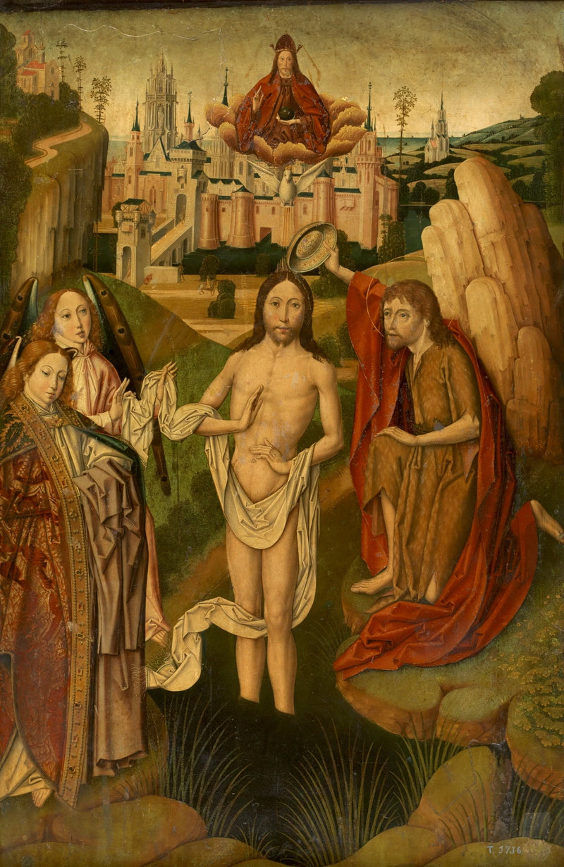 Le baptême du Christ - Master of Miraflores