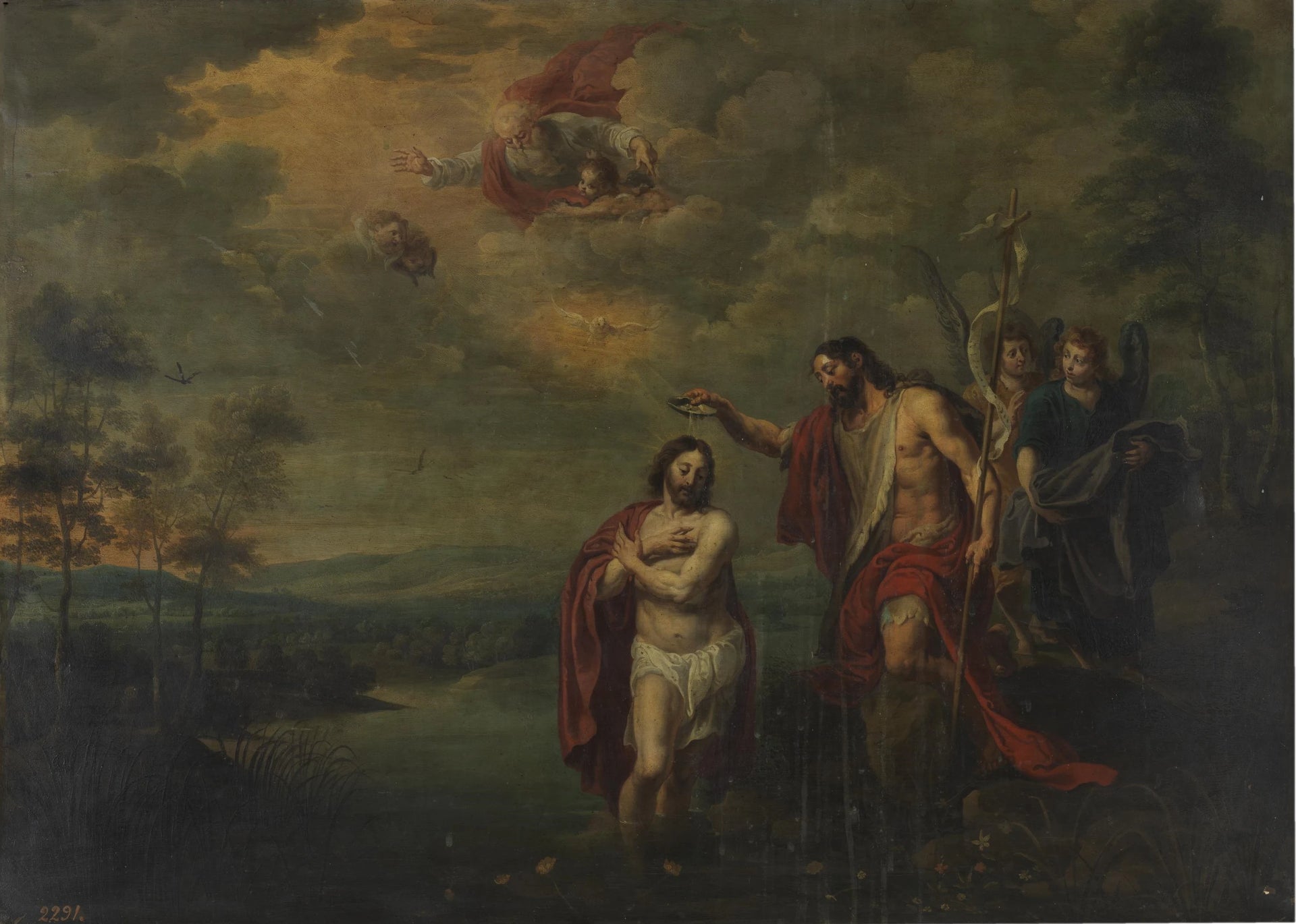 Le baptême du Christ - Willem van Herp (II)