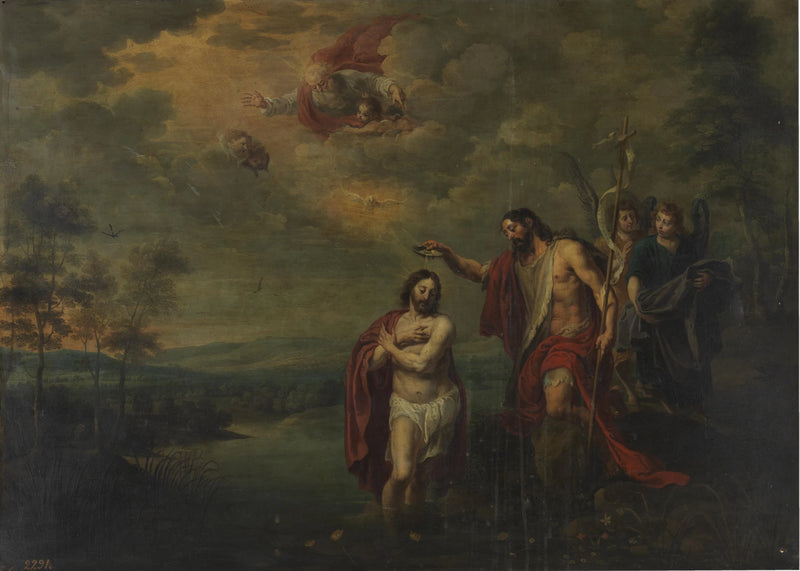 Le baptême du Christ - Willem van Herp (II)
