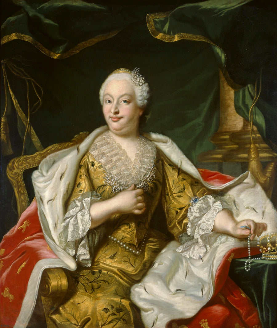 Barbara de Bragance, reine d'Espagne - Louis-Michel van Loo