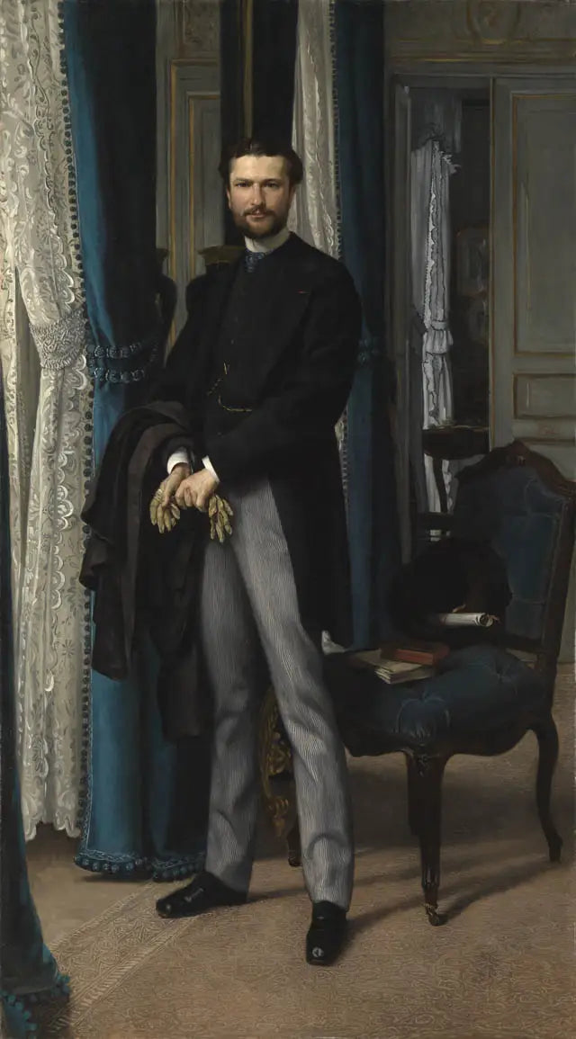 Baron Aimé de la Seillière - James Tissot image 1 reproduction de peinture à l’huile