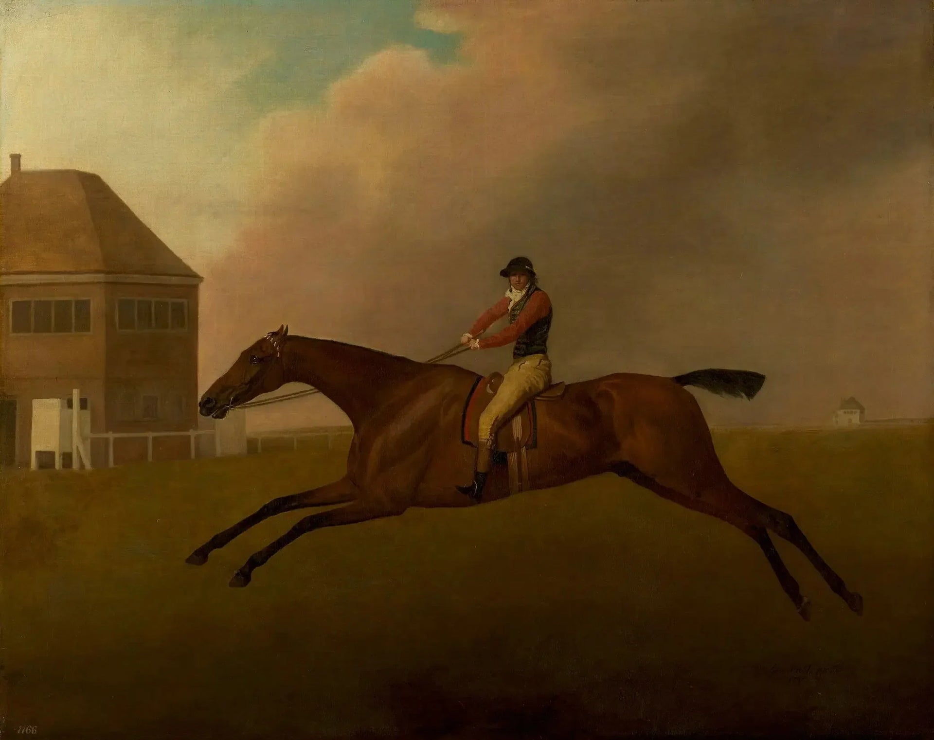 Baronnet avec Samuel Chifney en haut - George Stubbs image 1 copie de tableau peinte à la main