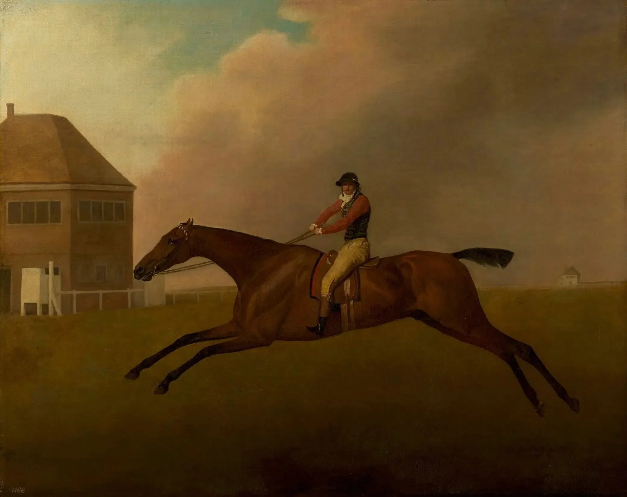 Baronnet avec Samuel Chifney en haut - George Stubbs image 1 copie de tableau peinte à la main