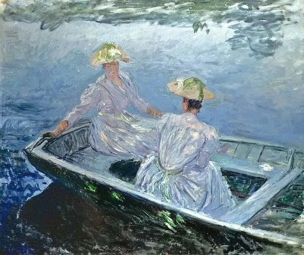 La Barque bleue W1153 par Claude Monet