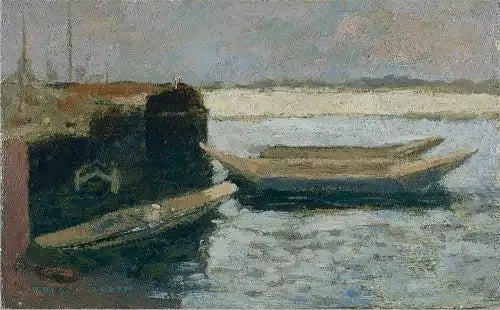 Barques dans le port - Odilon Redon