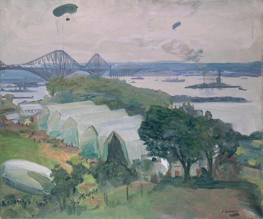 Base aérienne de North Queensferry, 1917 - John Lavery