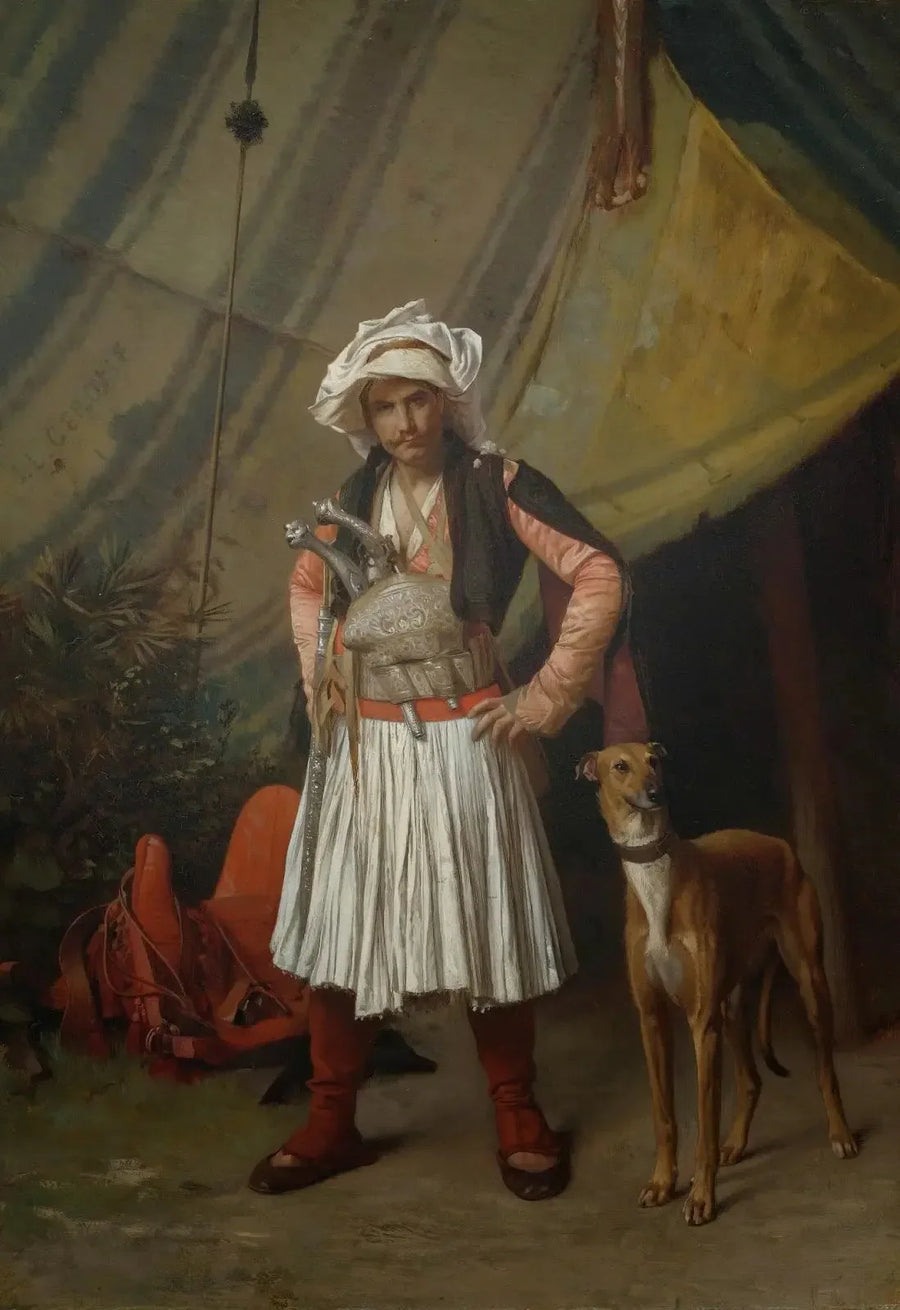 Bashi-Bouzouk et son chien - Jean-Léon Gérôme