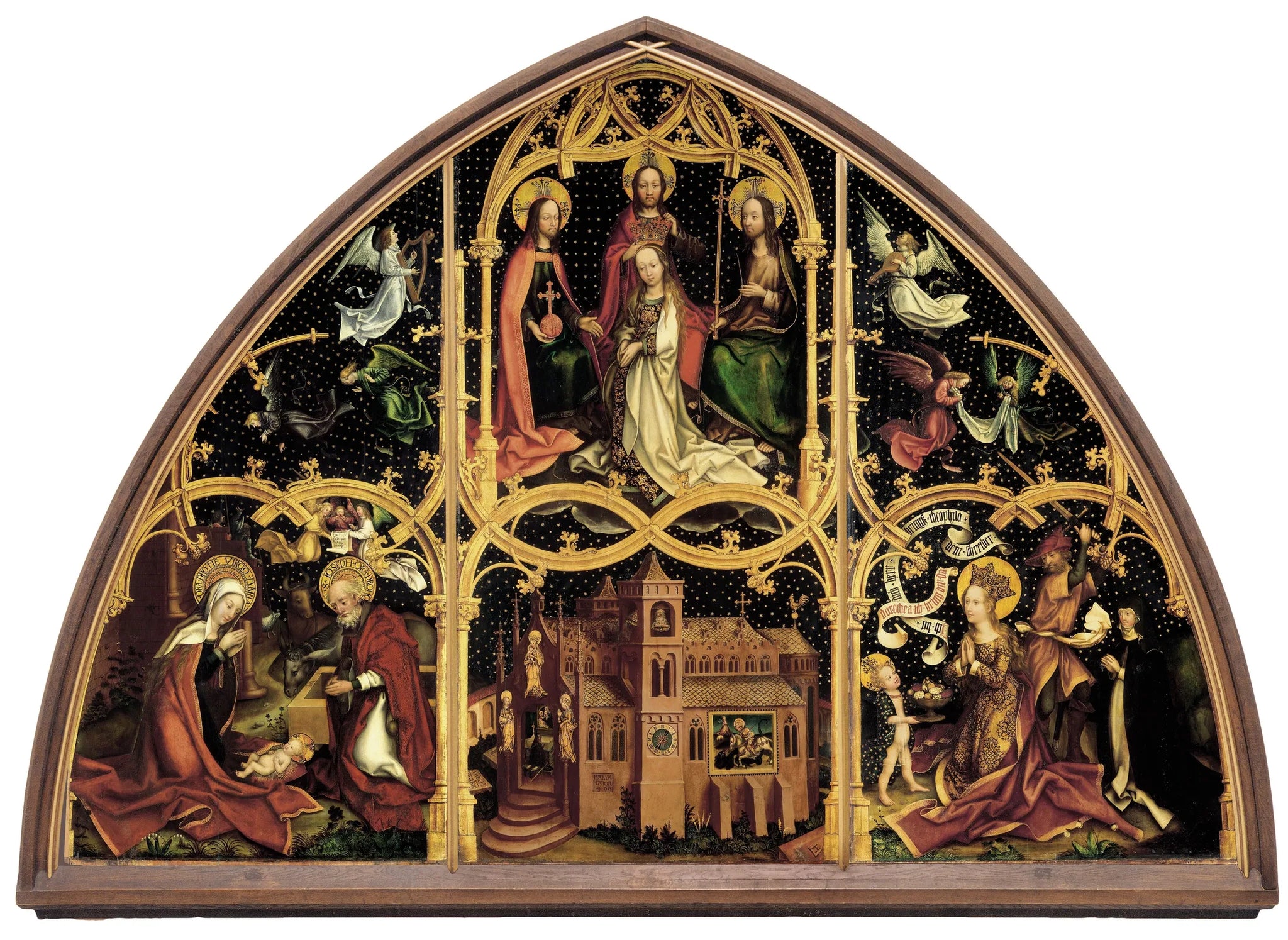 basilique Santa Maria Maggiore - Hans Holbein the Elder image 1 reproduction artisanale de tableau