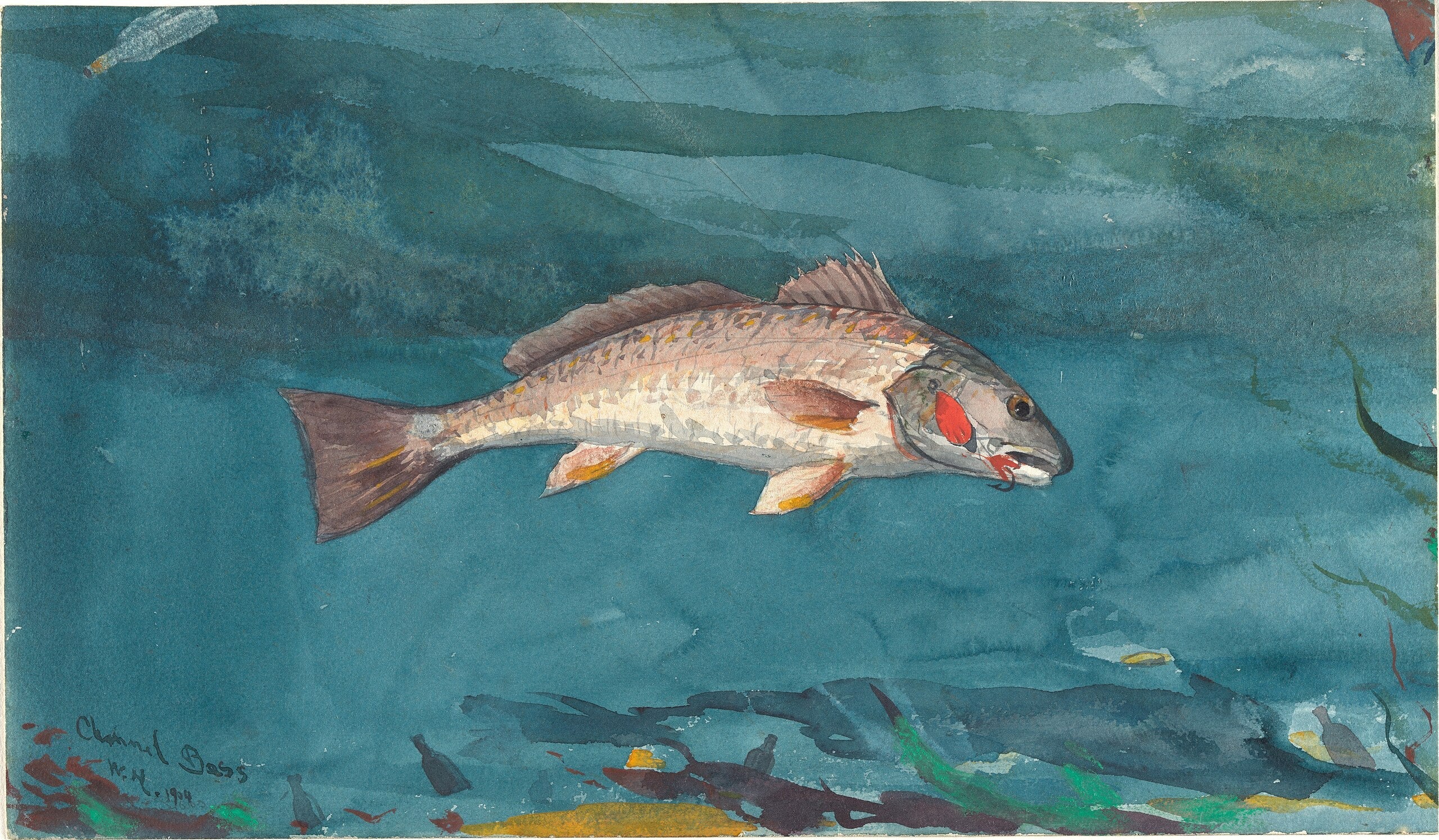 Basse de canal - Winslow Homer