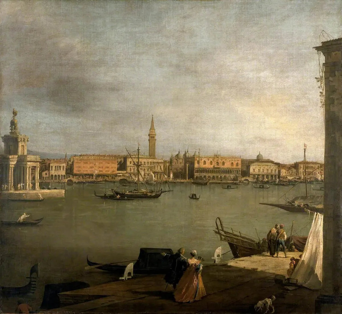 Bassin de San Marco depuis la Giudecca - Canaletto image 1 reproduction réalisée par Alpha Reproduction
