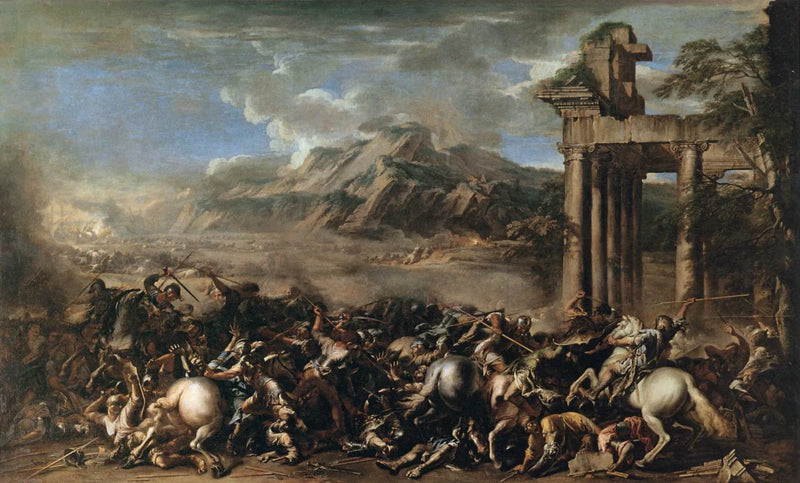 Bataille héroïque - Salvator Rosa