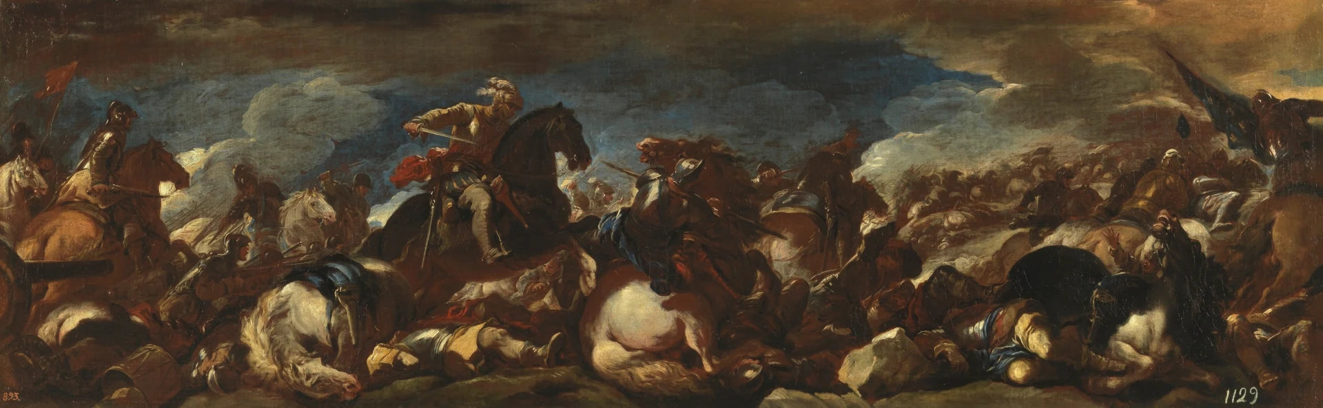 Bataille de Saint-Quentin - Luca Giordano