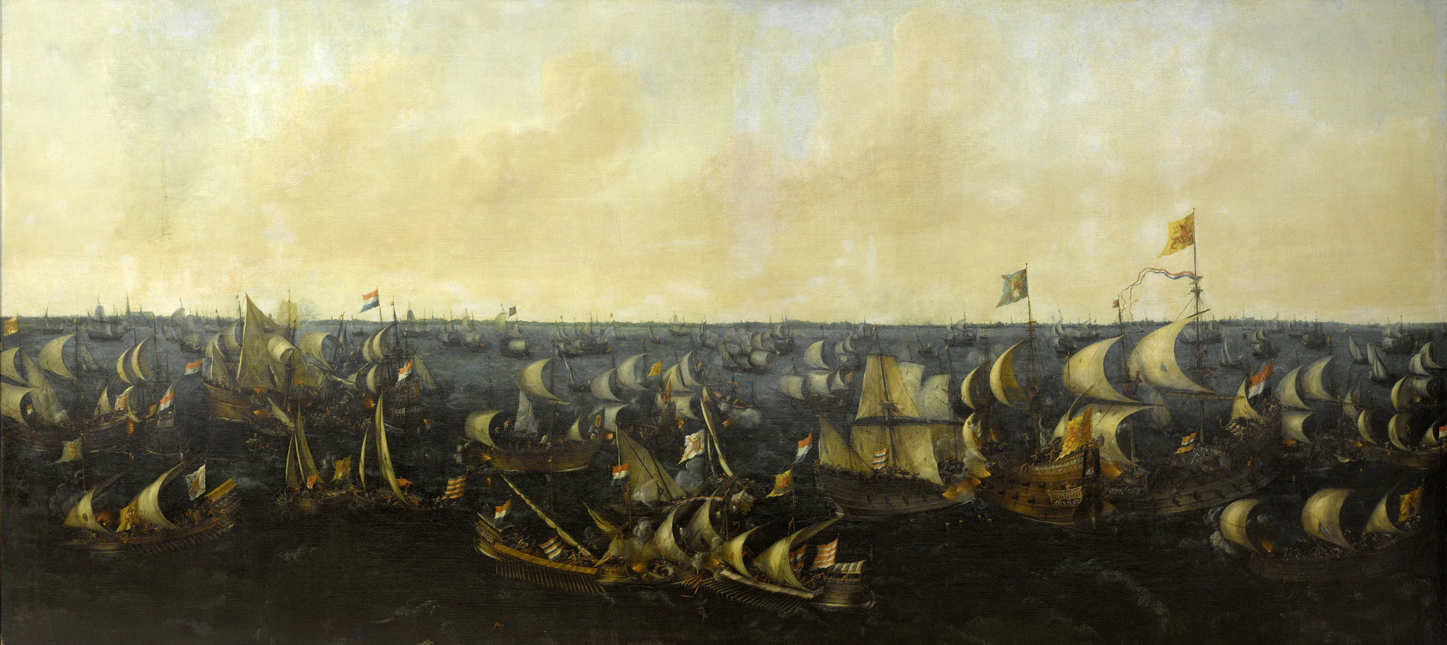 La bataille du Zuiderzee, le 6 octobre 1573 - Abraham de Verwer