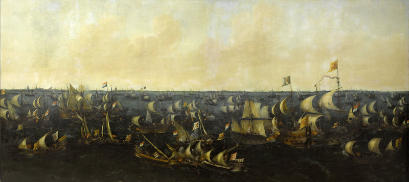 La bataille du Zuiderzee, le 6 octobre 1573 - Abraham de Verwer
